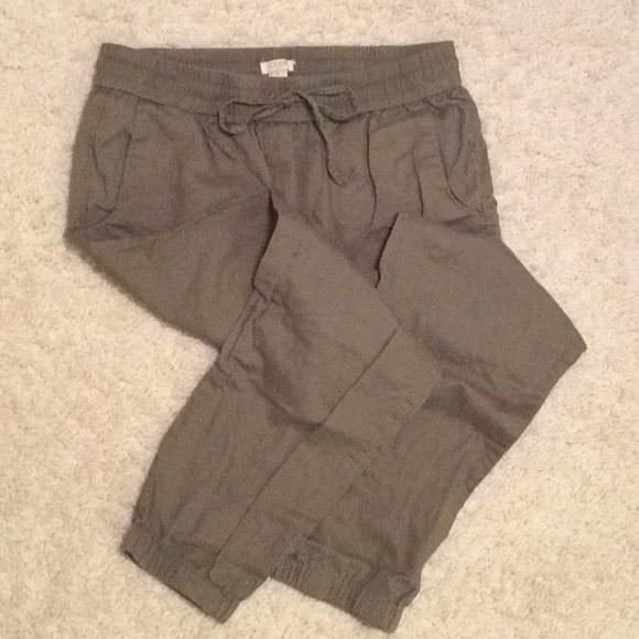 J crew olive green pants - Picture 1 of 2